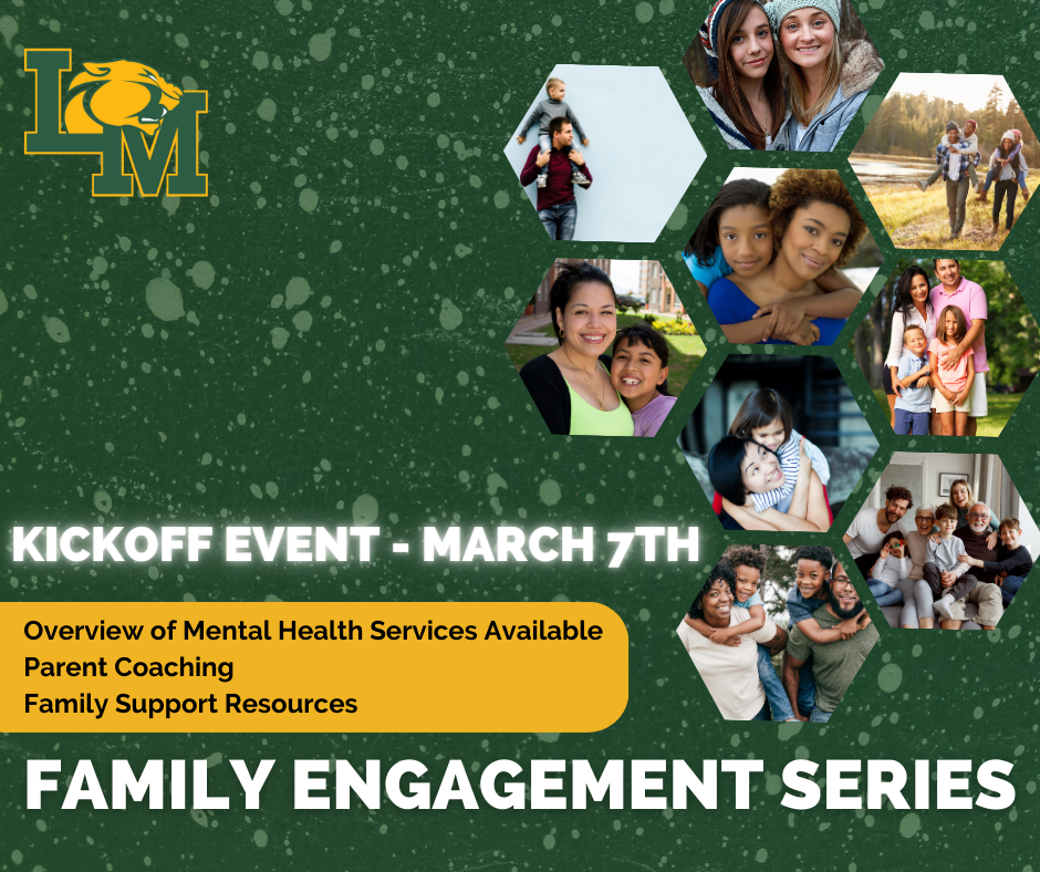 families posing and smiling - family engagement series